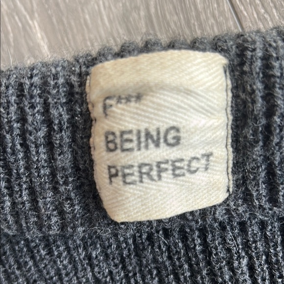 Dark Gray Knit Beanie - Picture 2 of 3